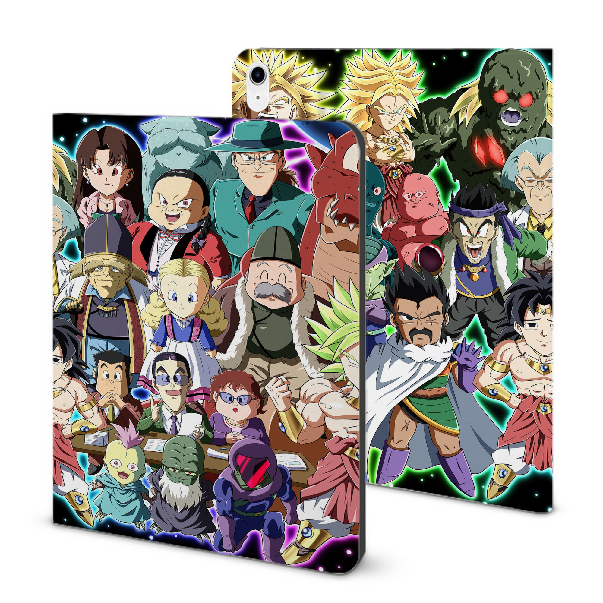 （画像用） ドラゴンボール DRAGON BALL IPad ケース ブック型 PUレザー TPU 耐衝撃 軽量 薄型 ペン収納なし 全面保護 IPad 各モデル対応